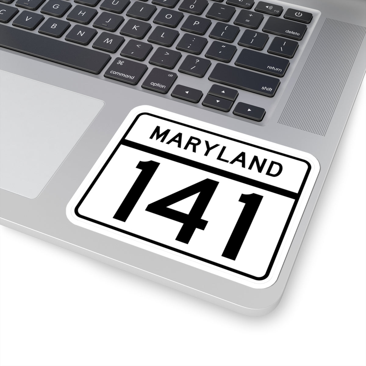 MD Route 141 (Maryland) (Road Sign) STICKER Vinyl Kiss-Cut Decal