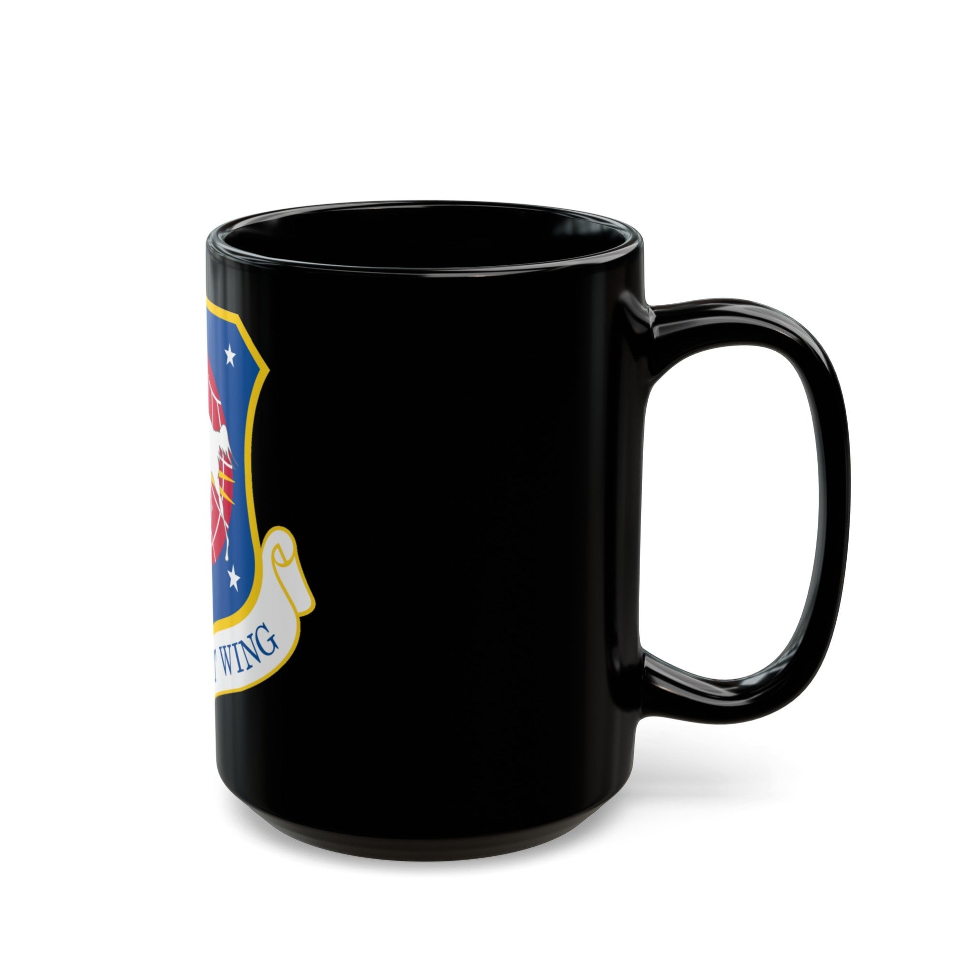 167th Airlift Wing (U.S. Air Force) Black Coffee Mug-The Sticker Space