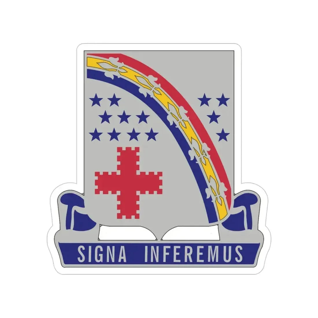 167th Infantry Regiment (U.S. Army) Transparent STICKER Die-Cut Vinyl Decal 4 Inch - The Sticker Space
