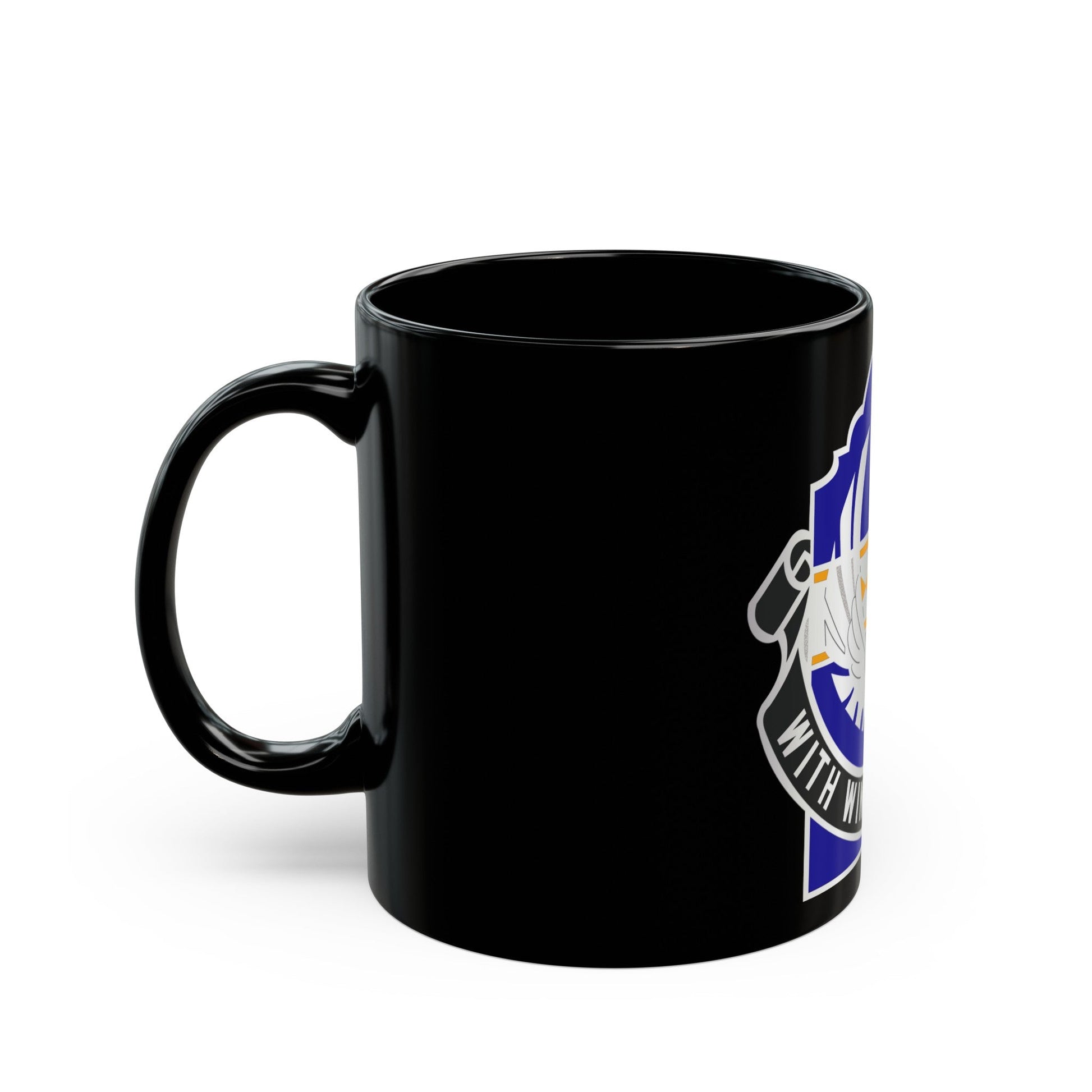 168 Aviation Group (U.S. Army) Black Coffee Mug-The Sticker Space