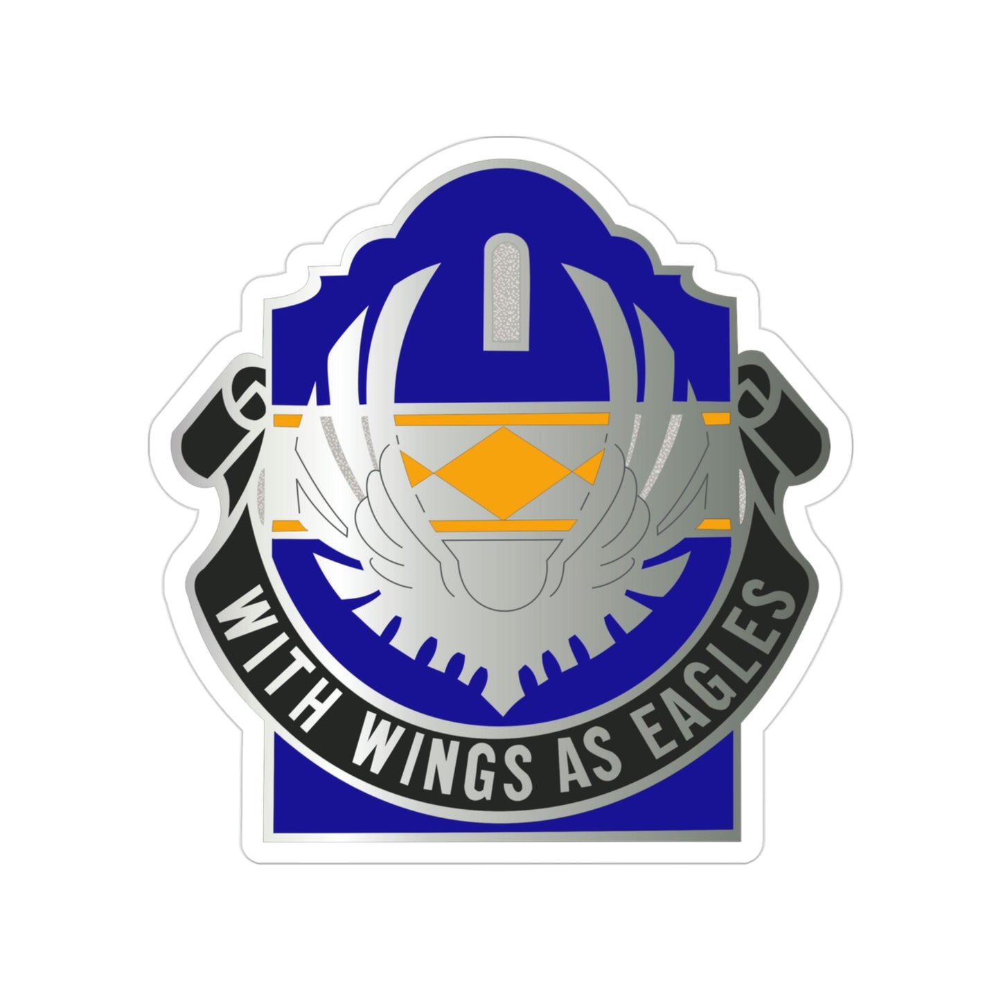 168 Aviation Group (U.S. Army) Transparent STICKER Die-Cut Vinyl Decal-3 Inch-The Sticker Space