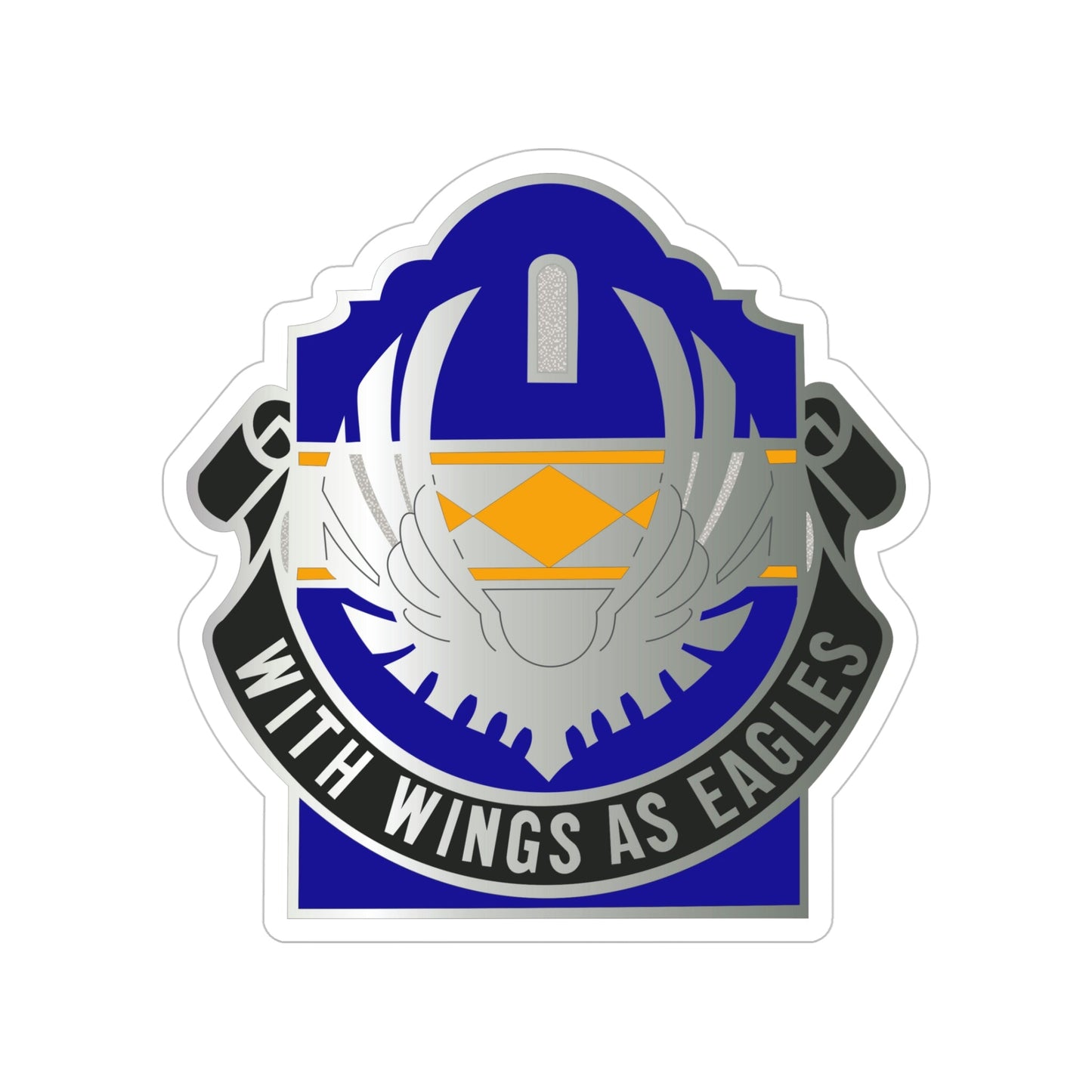 168 Aviation Group (U.S. Army) Transparent STICKER Die-Cut Vinyl Decal-5 Inch-The Sticker Space