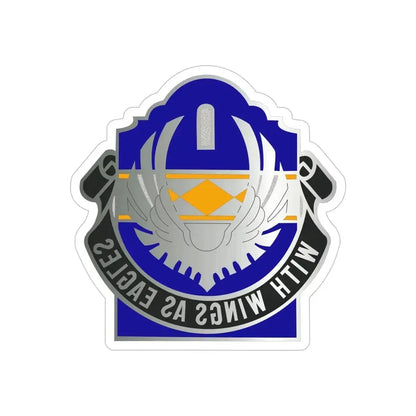 168 Aviation Group (U.S. Army) REVERSE PRINT Transparent Die-Cut STICKER - The Sticker Space