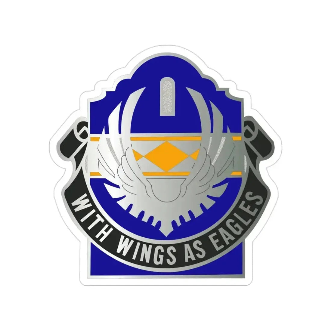 168 Aviation Group (U.S. Army) Transparent STICKER Die-Cut Vinyl Decal 3 Inch - The Sticker Space