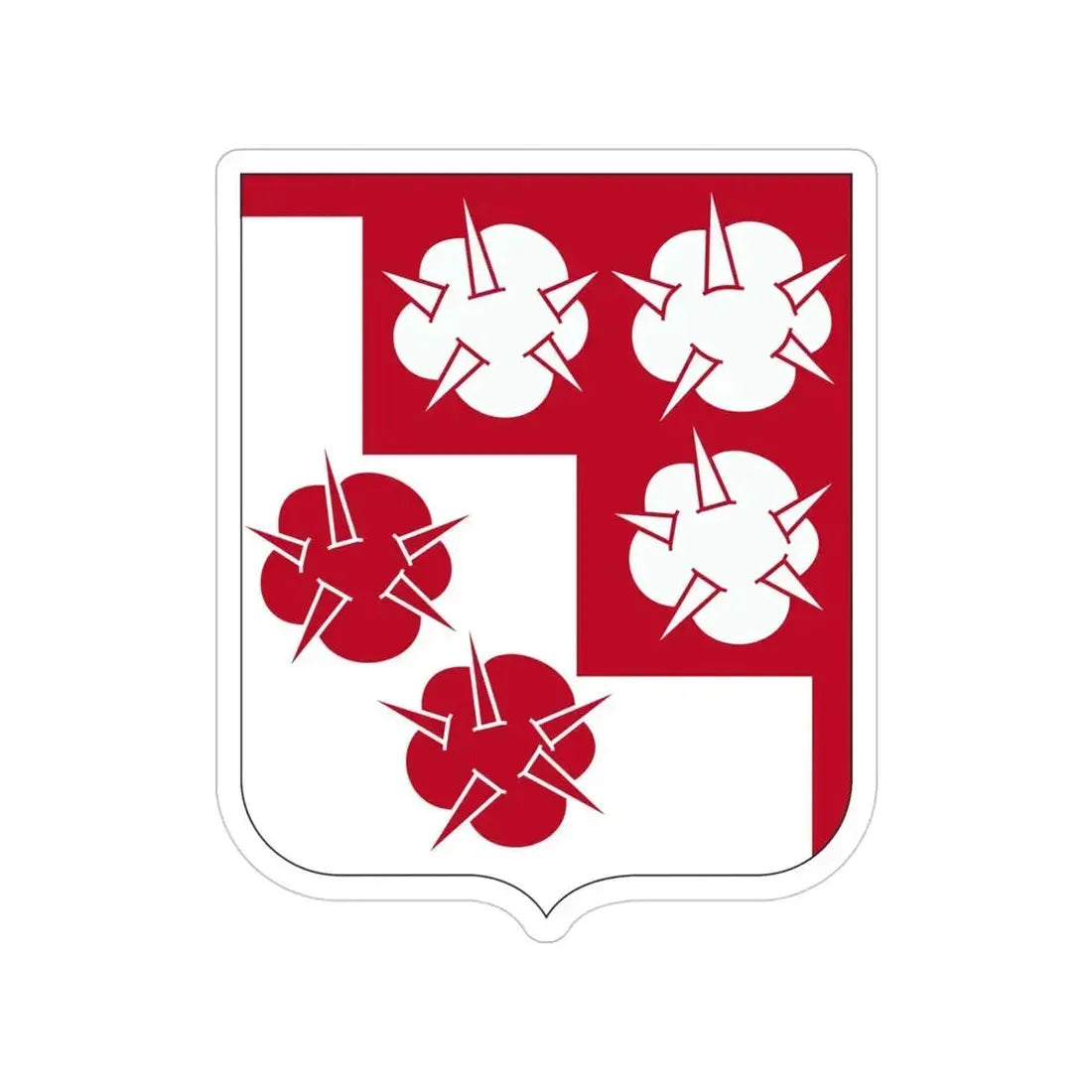 168 Engineer Battalion 2 (U.S. Army) Transparent STICKER Die-Cut Vinyl Decal 4 Inch - The Sticker Space