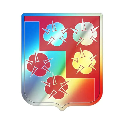 168 Engineer Battalion v2 (U.S. Army) Holographic STICKER Die-Cut Vinyl Decal 2 Inch Holographic - The Sticker Space