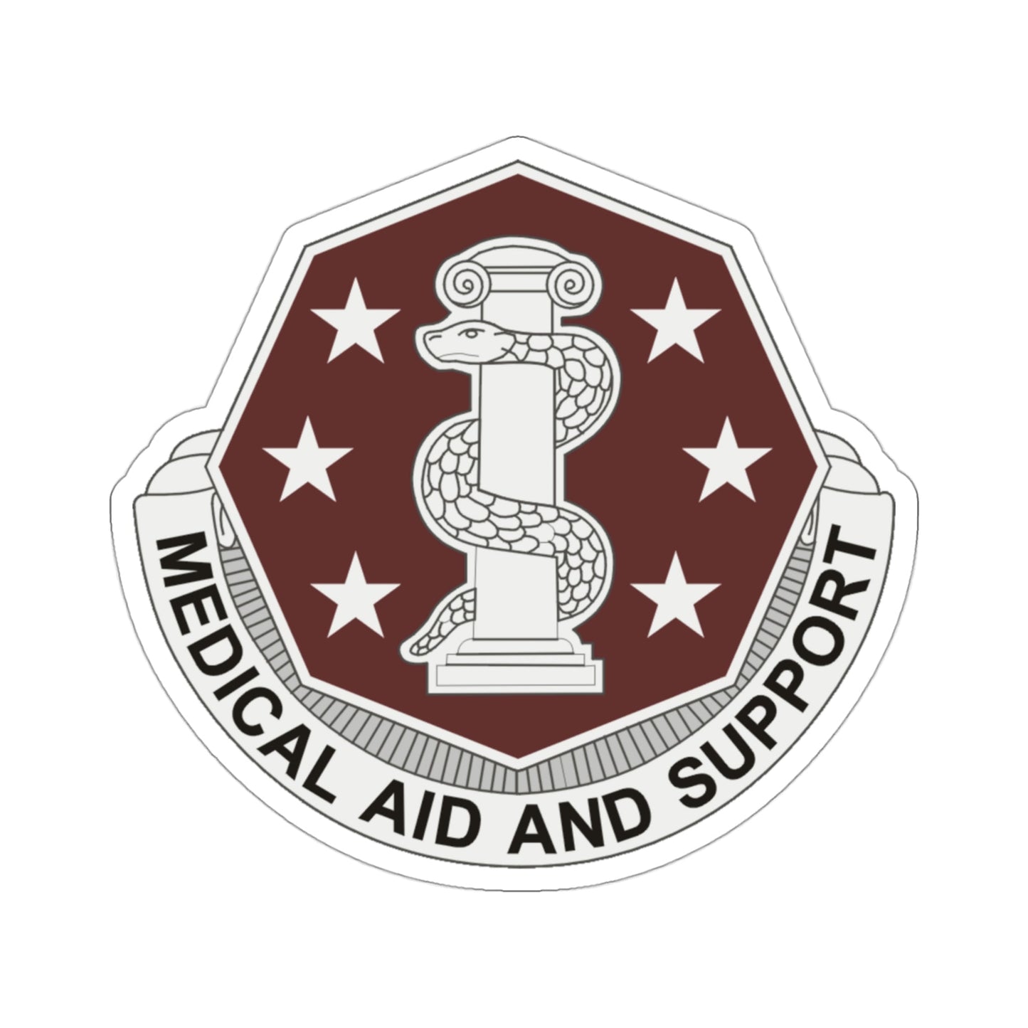 168 Medical Battalion (U.S. Army) STICKER Vinyl Die-Cut Decal-3 Inch-The Sticker Space