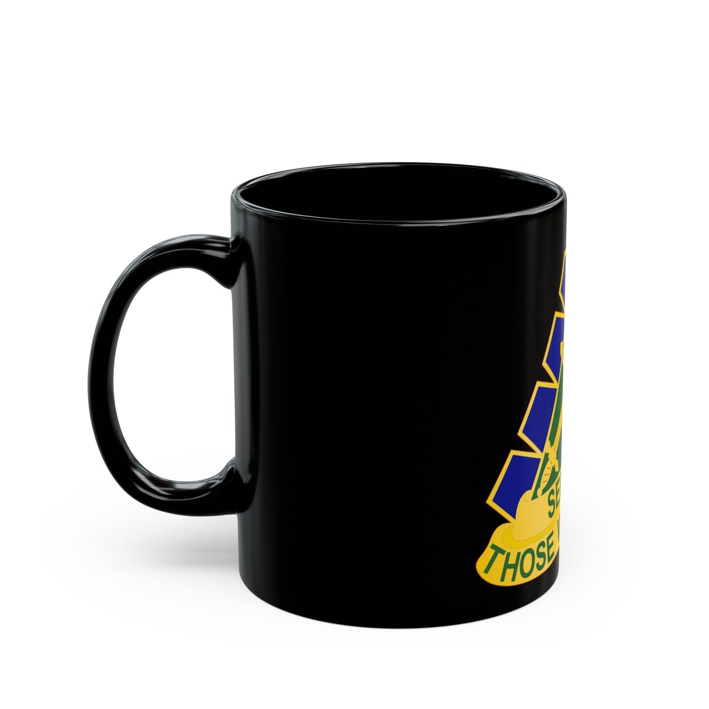 168 Military Police Battalion (U.S. Army) Black Coffee Mug-The Sticker Space