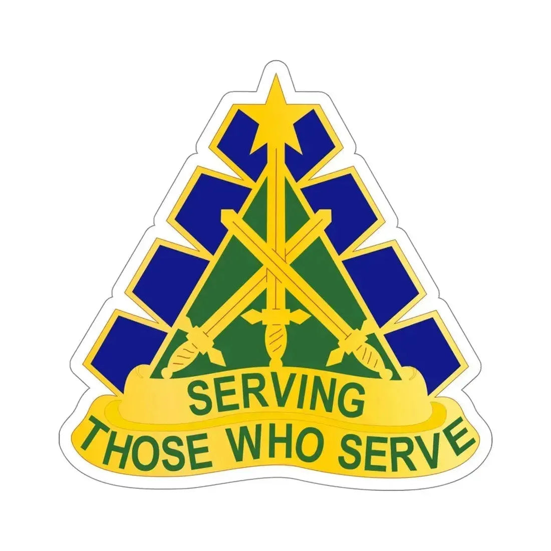 168 Military Police Battalion (U.S. Army) STICKER Vinyl Die-Cut Decal 5 Inch - The Sticker Space