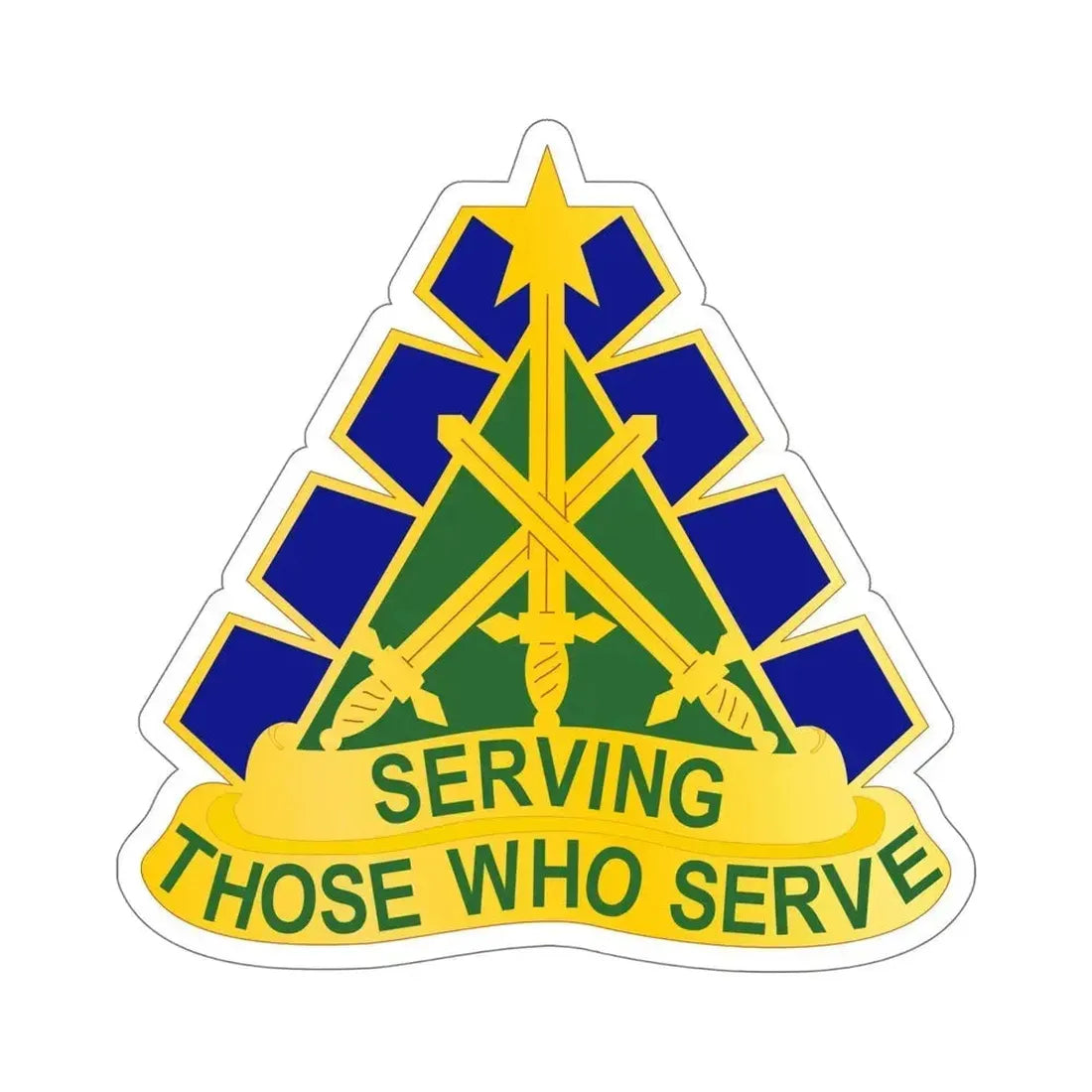 168 Military Police Battalion (U.S. Army) STICKER Vinyl Die-Cut Decal 6 Inch - The Sticker Space