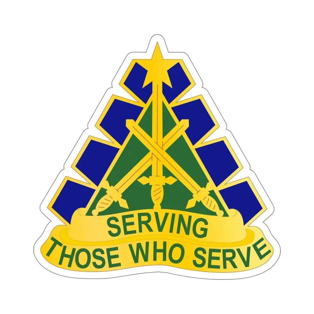 168 Military Police Battalion (U.S. Army) STICKER Vinyl Die-Cut Decal - The Sticker Space