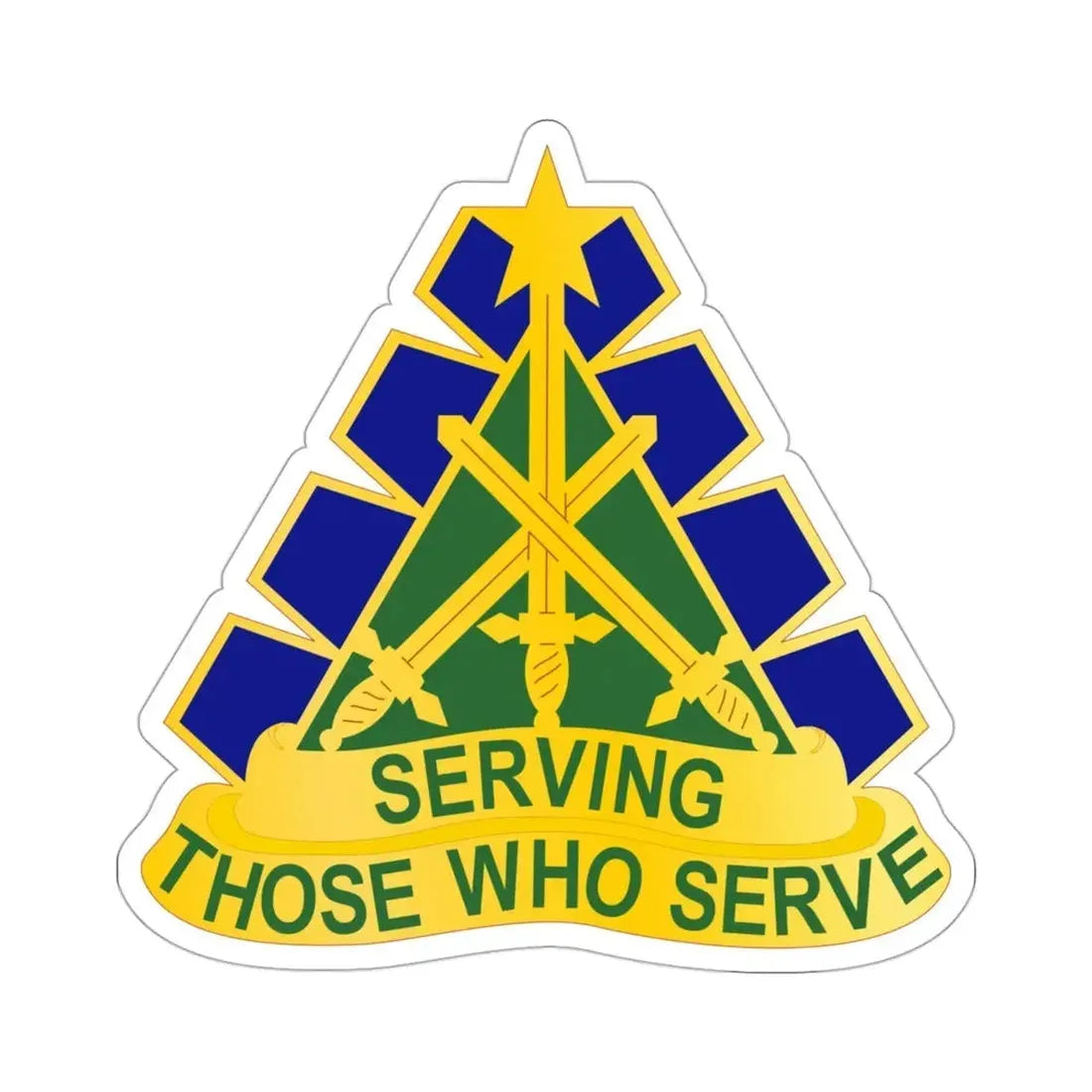 168 Military Police Battalion (U.S. Army) STICKER Vinyl Die-Cut Decal - The Sticker Space