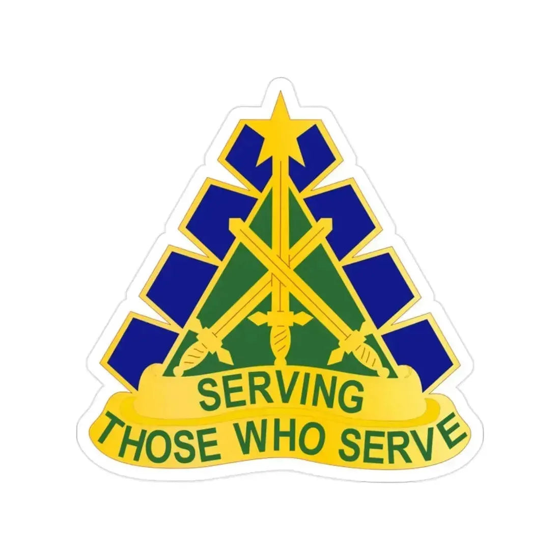 168 Military Police Battalion (U.S. Army) Transparent STICKER Die-Cut Vinyl Decal 2 Inch - The Sticker Space