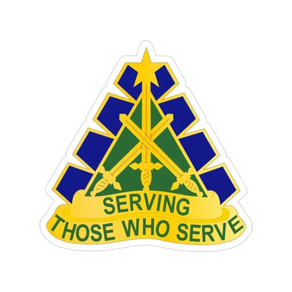 168 Military Police Battalion (U.S. Army) Transparent STICKER Die-Cut Vinyl Decal 3 Inch - The Sticker Space