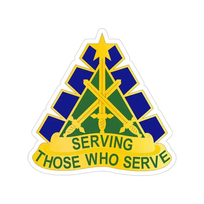 168 Military Police Battalion (U.S. Army) Transparent STICKER Die-Cut Vinyl Decal 5 Inch - The Sticker Space