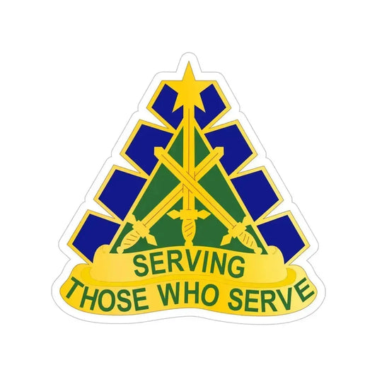 168 Military Police Battalion (U.S. Army) Transparent STICKER Die-Cut Vinyl Decal 6 Inch - The Sticker Space