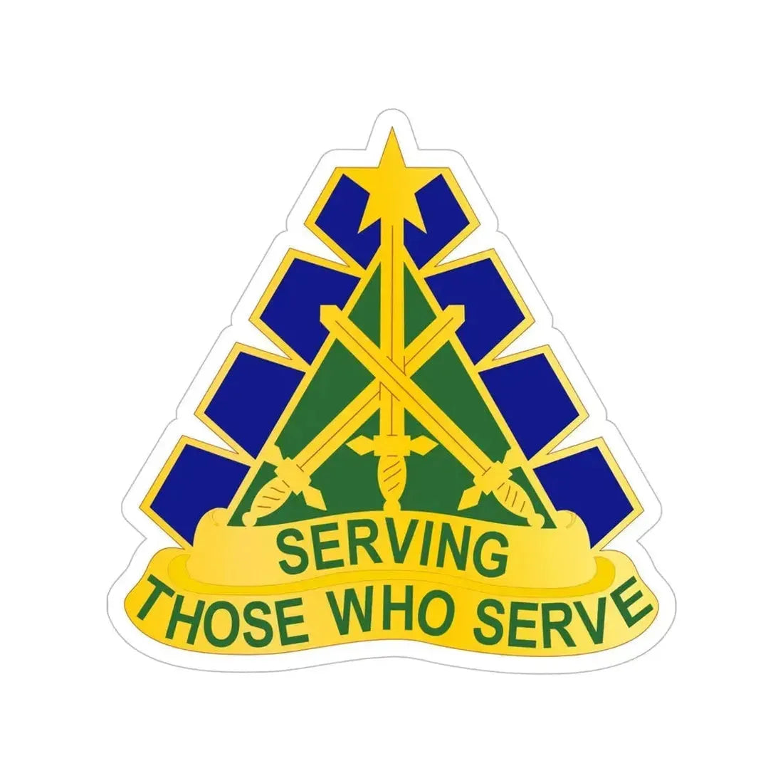 168 Military Police Battalion (U.S. Army) Transparent STICKER Die-Cut Vinyl Decal - The Sticker Space