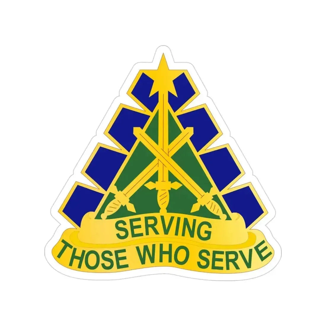 168 Military Police Battalion (U.S. Army) Transparent STICKER Die-Cut Vinyl Decal - The Sticker Space