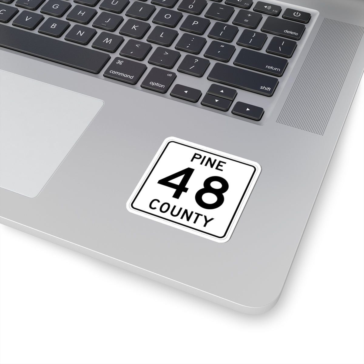 Pine County Route 48 MN (Minnesota) (Road Sign) STICKER Vinyl Kiss-Cut Decal