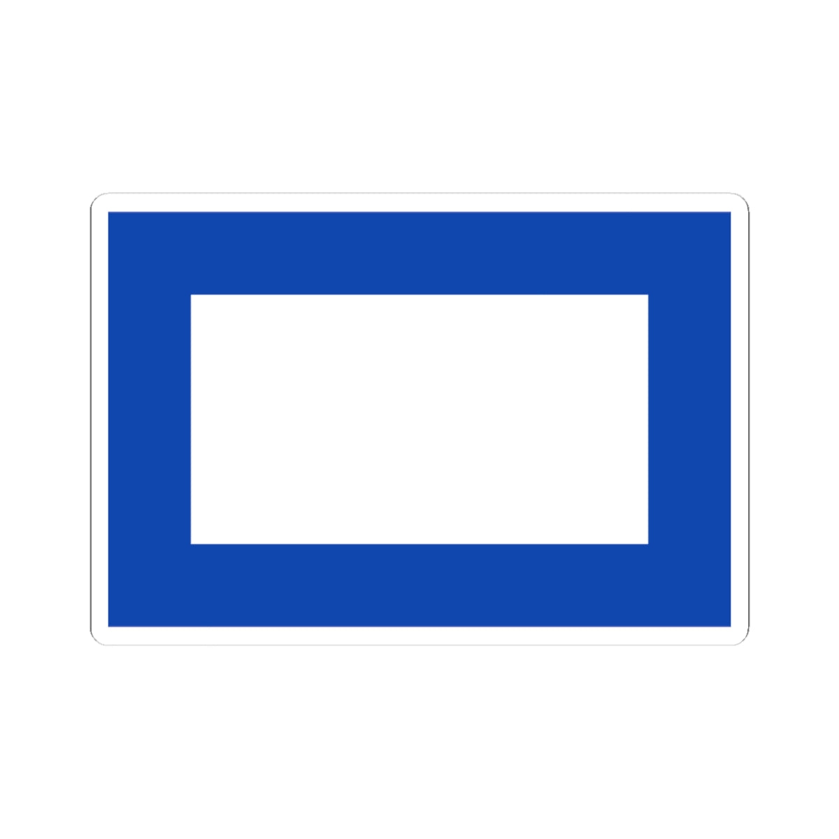 Flag maritime malaga (Spain) STICKER Vinyl Kiss-Cut Decal