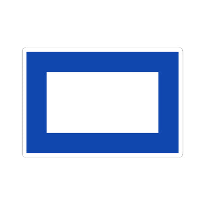 Flag maritime malaga (Spain) STICKER Vinyl Kiss-Cut Decal