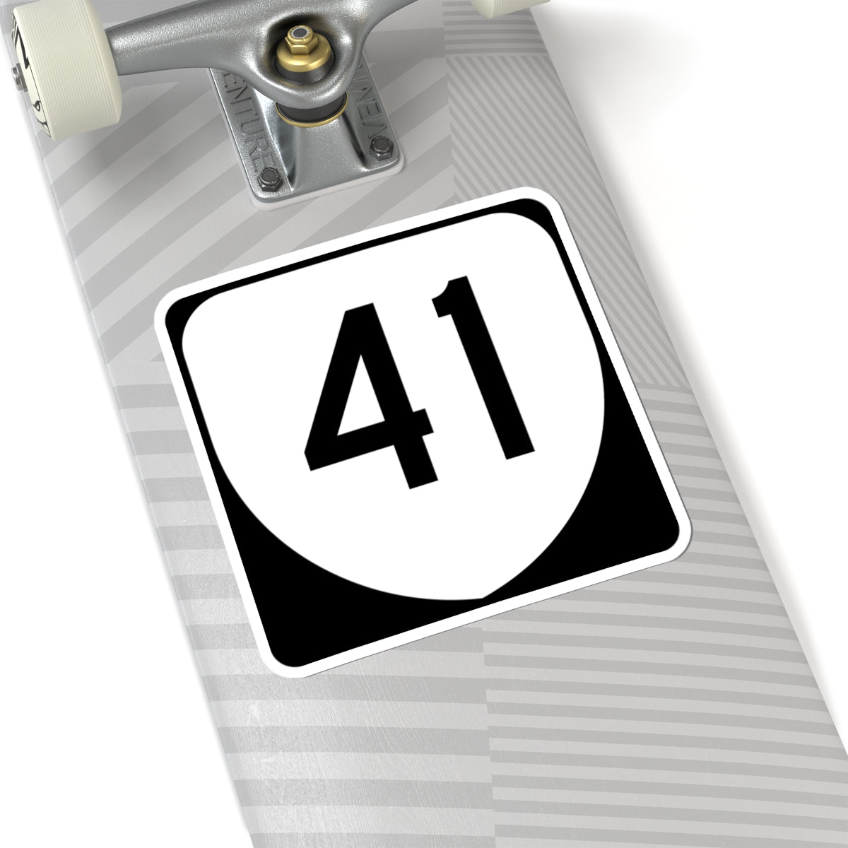 Virginia 41 (Virginia) (Road Sign) STICKER Vinyl Kiss-Cut Decal