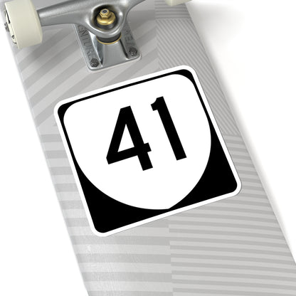Virginia 41 (Virginia) (Road Sign) STICKER Vinyl Kiss-Cut Decal