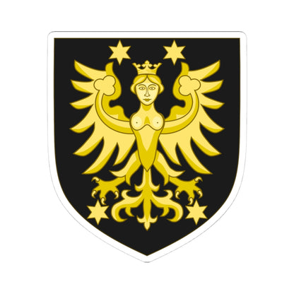 Arms of the house of Cirksena 1 (Denmark) (Coat of Arms) STICKER Vinyl Kiss-Cut Decal