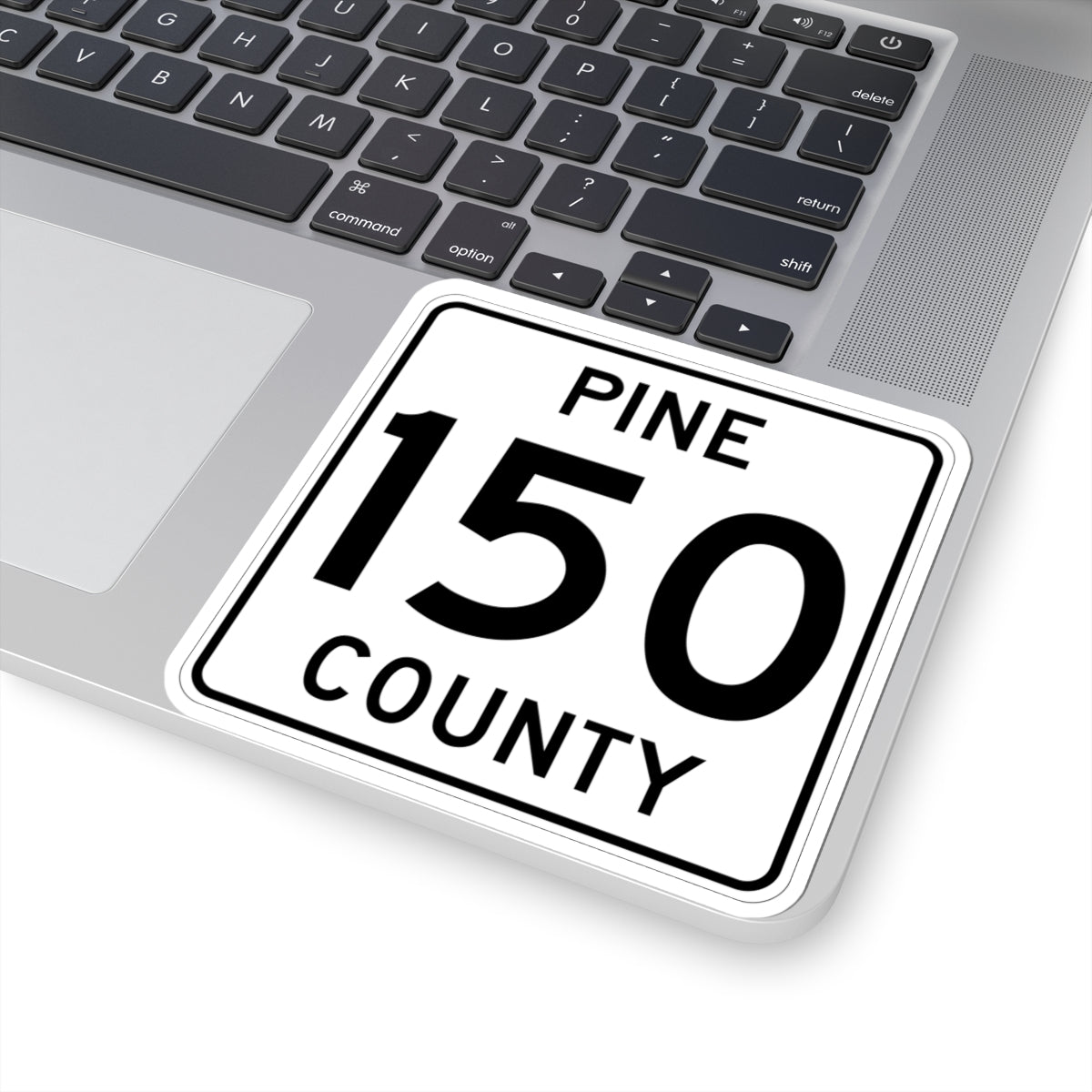 Pine County Route 150 MN (Minnesota) (Road Sign) STICKER Vinyl Kiss-Cut Decal