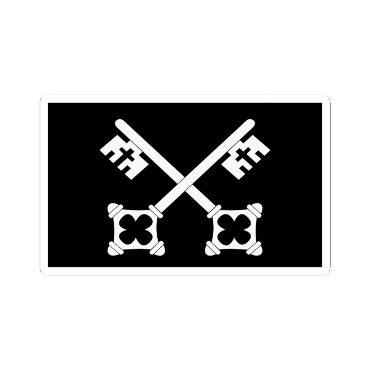 Flag of the Diocese of St Asaph (United Kingdom) STICKER Vinyl Kiss-Cut Decal