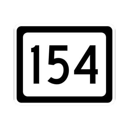 WV-154 (Virginia) (Road Sign) STICKER Vinyl Kiss-Cut Decal