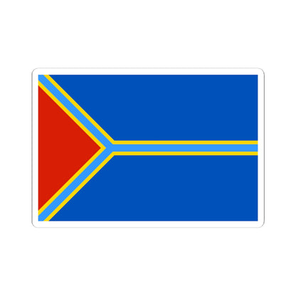 Flag of Alekseevsky rayon Volgograd oblast (Russia) STICKER Vinyl Kiss-Cut Decal