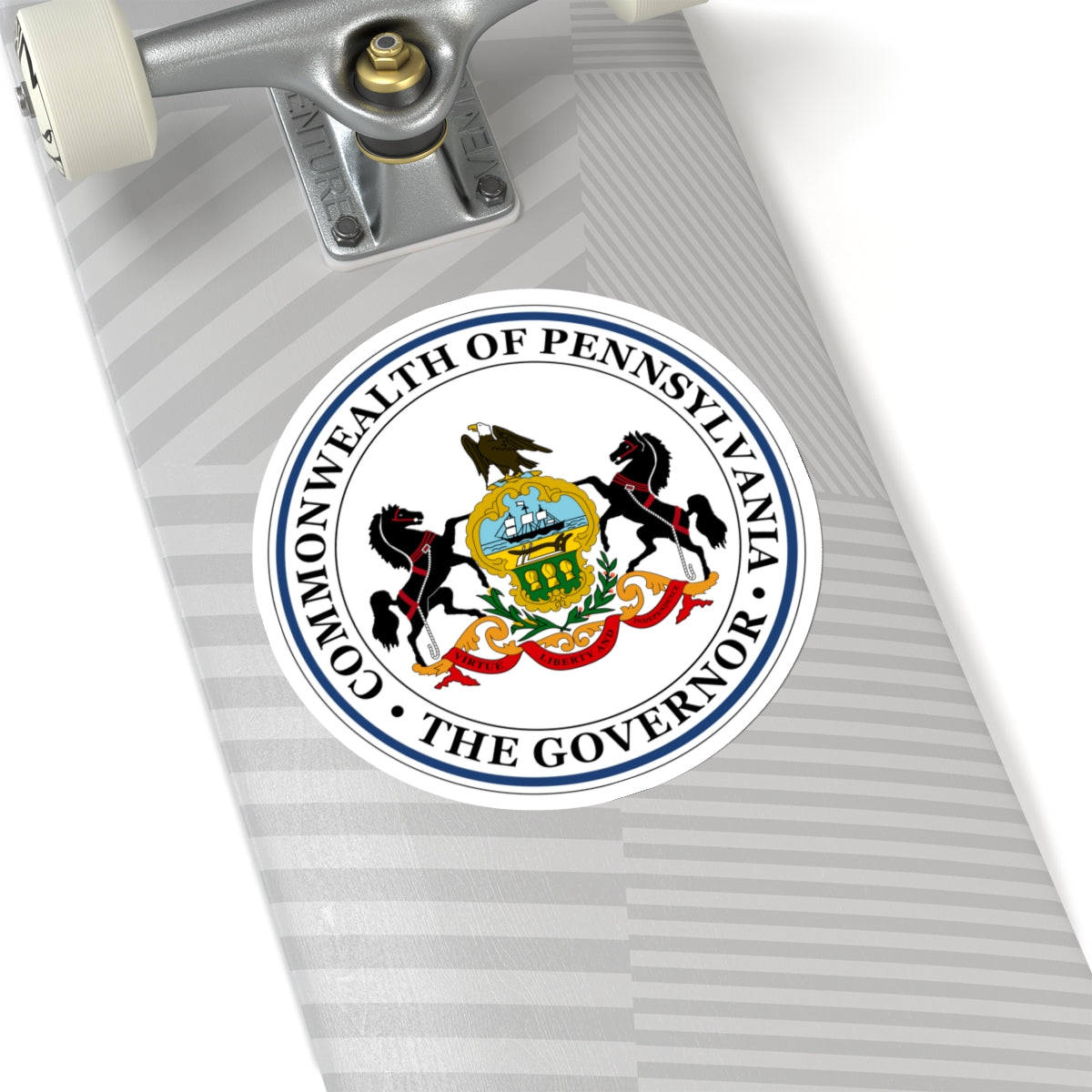 Seal of the Governor of Pennsylvania - STICKER Vinyl Kiss-Cut Decal