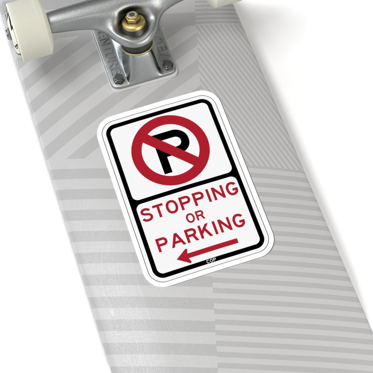 PBOT Road sign P1300L (Oregon) (Road Sign) STICKER Vinyl Kiss-Cut Decal
