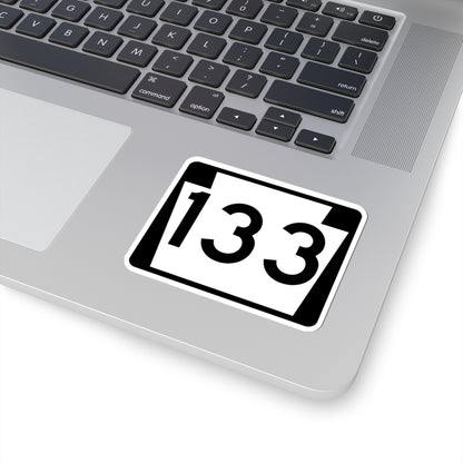 PA-133 (Pennsylvania) (Road Sign) STICKER Vinyl Kiss-Cut Decal