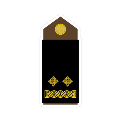 Army HRV OF 01a (Croatia) (Military Rank) STICKER Vinyl Kiss-Cut Decal