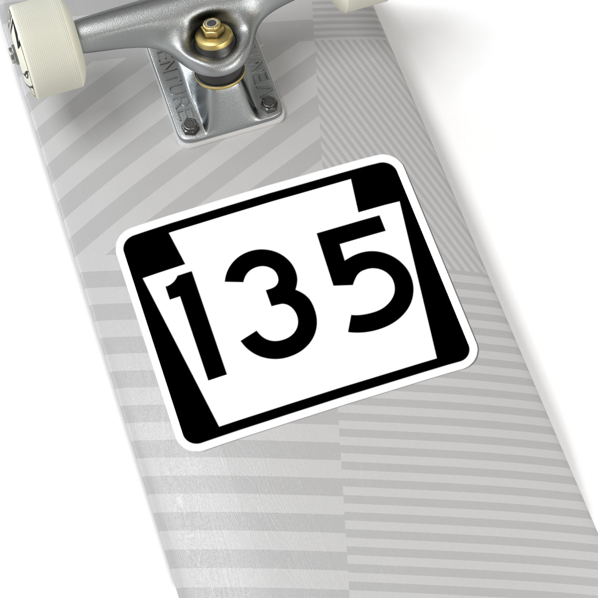 PA-135 (Pennsylvania) (Road Sign) STICKER Vinyl Kiss-Cut Decal