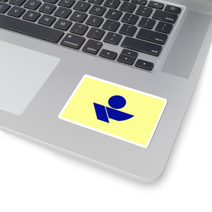 Flag of Okoppe Hokkaido (Japan) STICKER Vinyl Kiss-Cut Decal