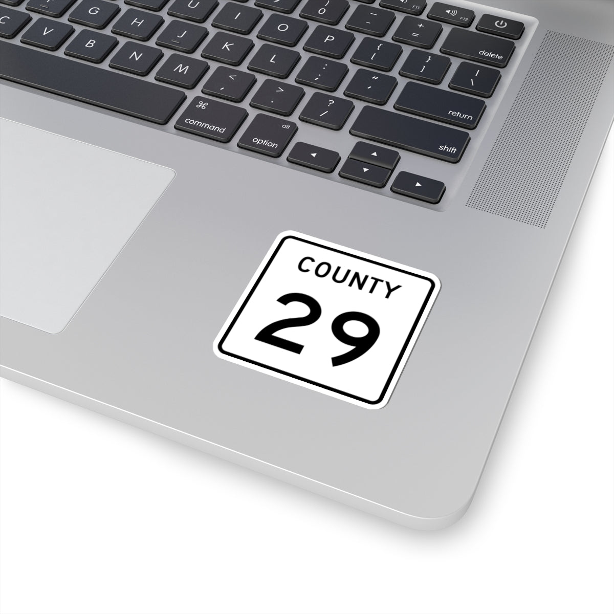 County 29 square (Minnesota) (Road Sign) STICKER Vinyl Kiss-Cut Decal