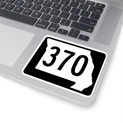 MO-370 (Missouri) (Road Sign) STICKER Vinyl Kiss-Cut Decal