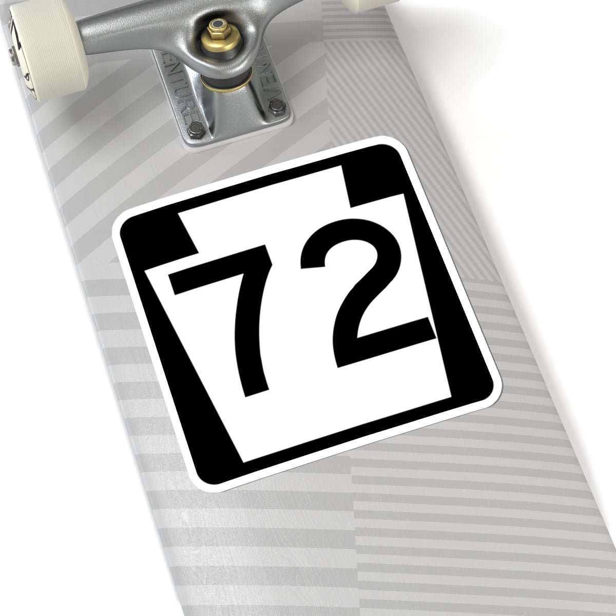 PA-72 (Pennsylvania) (Road Sign) STICKER Vinyl Kiss-Cut Decal