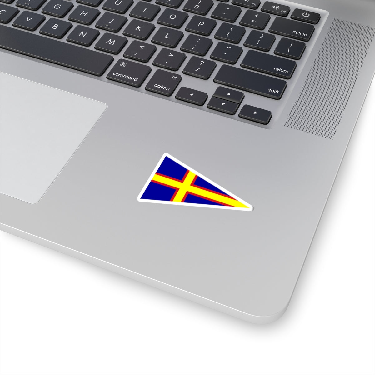 Burgee of club nautico di roma (Italy) STICKER Vinyl Kiss-Cut Decal