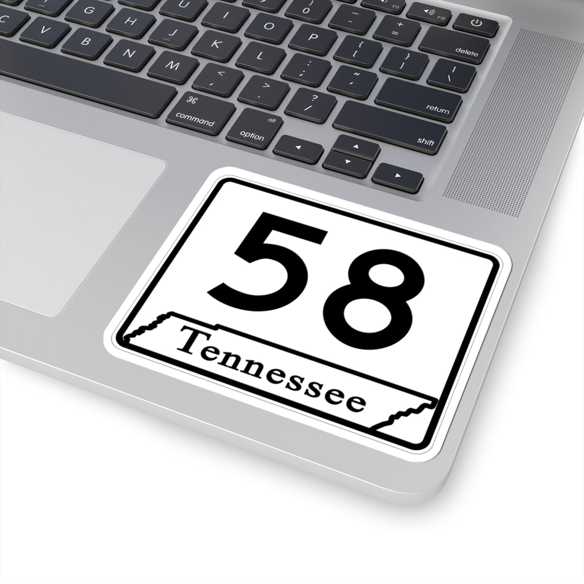 Tennessee 58 (Tennessee) (Road Sign) STICKER Vinyl Kiss-Cut Decal