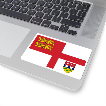 Flag of Brecqhou (United Kingdom) STICKER Vinyl Kiss-Cut Decal