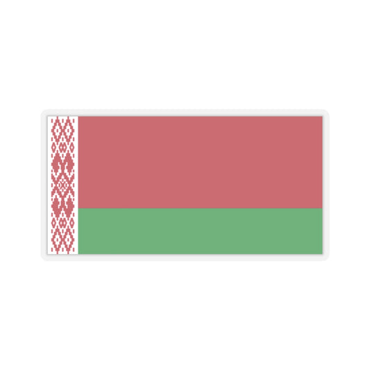 Flag of Belarus WFB 2004 (Belarus) STICKER Vinyl Kiss-Cut Decal