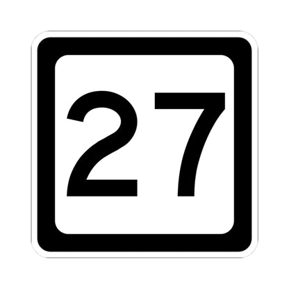 WV-27 (Virginia) (Road Sign) STICKER Vinyl Kiss-Cut Decal