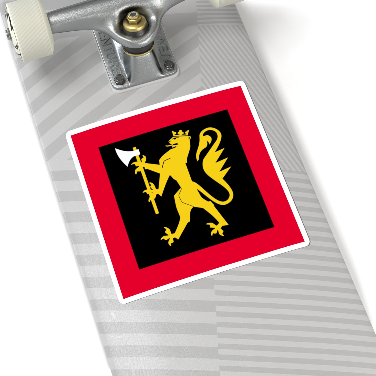 Standard of the Telemark Battalion (Norway) STICKER Vinyl Kiss-Cut Decal