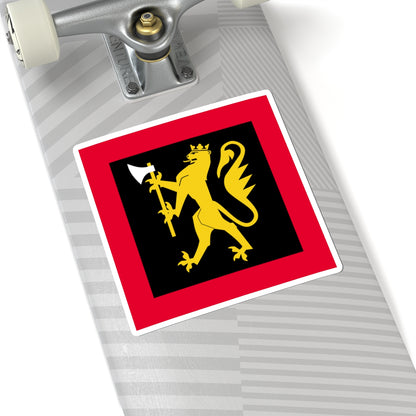 Standard of the Telemark Battalion (Norway) STICKER Vinyl Kiss-Cut Decal