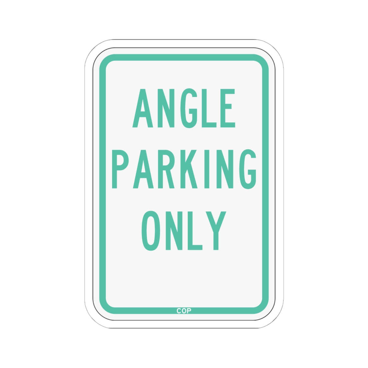PBOT Road sign P4620 (Oregon) (Road Sign) STICKER Vinyl Kiss-Cut Decal