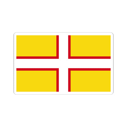 Flag of Dorset (England) STICKER Vinyl Kiss-Cut Decal